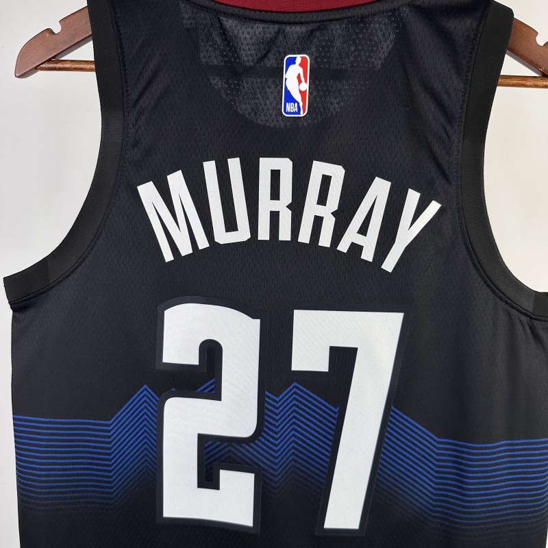 【 NBA 】Denver Nuggets season 2024 MURRAY Team Jersey NO.27 – City Edition