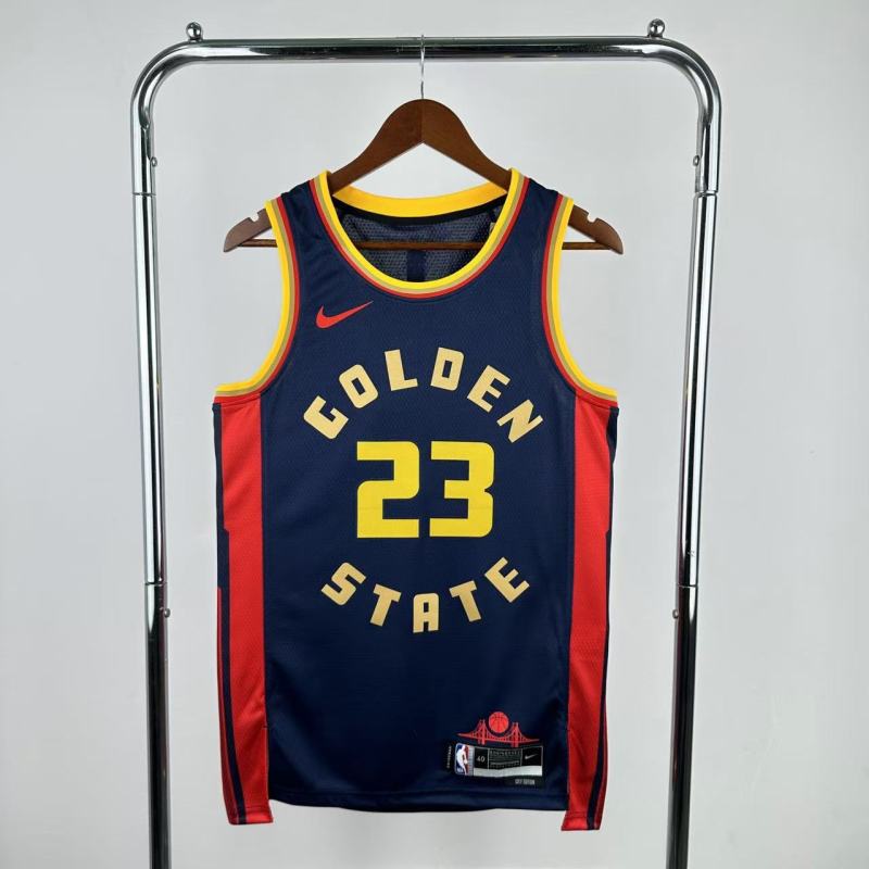 【 NBA 】Golden State Warriors season 2025 GREEN Team Jersey NO.23 – City Edition