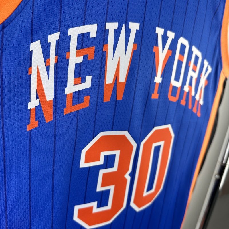 【 NBA 】New York Knicks season 2024 RANDLE Team Jersey NO.30  – City Edition