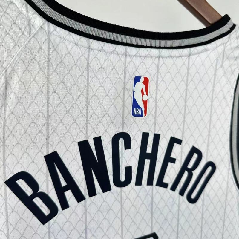 【 NBA 】Orlando Magic season 2025 BANCHERO Team Jersey NO.5– City Edition