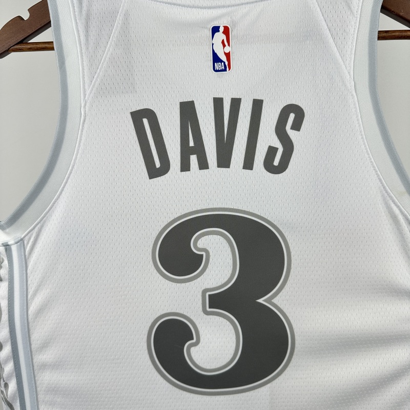 【 NBA 】Dallas Mavericks season 2025 DAVIS Team Jersey NO.3 – City Edition