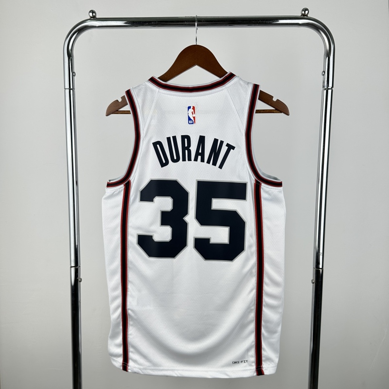 【 NBA 】Houston Rockets season 2025 DURANT Team Jersey NO.35 – City Edition