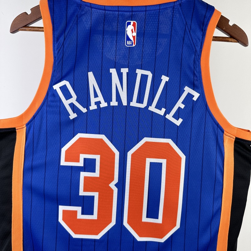 【 NBA 】New York Knicks season 2024 RANDLE Team Jersey NO.30  – City Edition