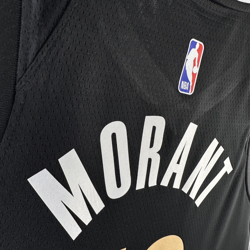 【 NBA 】Memphis Grizzlies season 2024 MORANT Team Jersey NO.12 – City Edition