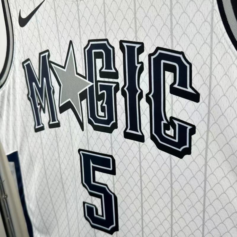 【 NBA 】Orlando Magic season 2025 BANCHERO Team Jersey NO.5– City Edition