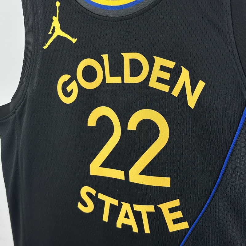 【 NBA 】Golden State Warriors season 2025 WGGINS Team Jersey NO.22 – City Edition