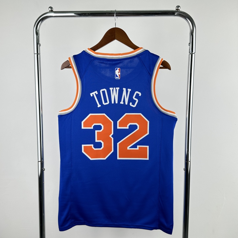 【 NBA 】New York Knicks season 2024 TOWNS Team Jersey NO.32  – City Edition
