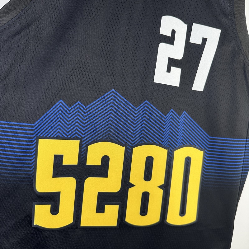 【 NBA 】Denver Nuggets season 2024 MURRAY Team Jersey NO.27 – City Edition