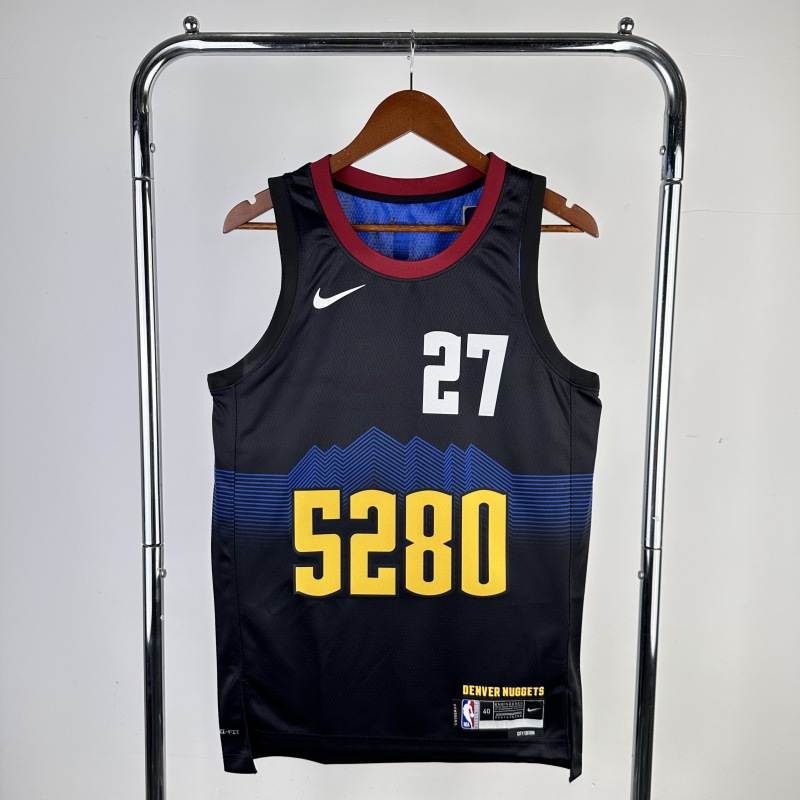 【 NBA 】Denver Nuggets season 2024 MURRAY Team Jersey NO.27 – City Edition