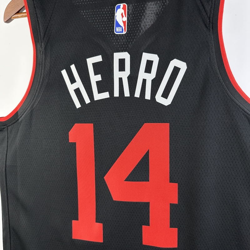 【 NBA 】Miami Heat season 2024 HERRO Team Jersey NO.14  – City Edition