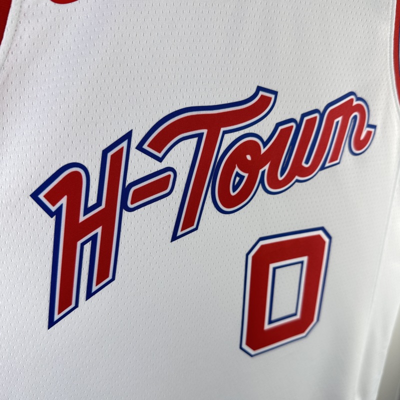 【 NBA 】Houston Rockets season 2024 WESTBROOK Team Jersey NO.0 – City Edition