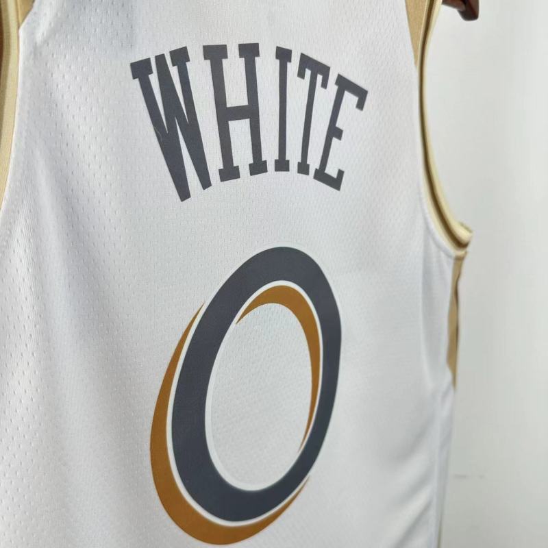 【 NBA 】Chicago Bulls season City 2025 Edition White Jersey No.0 - City Edition