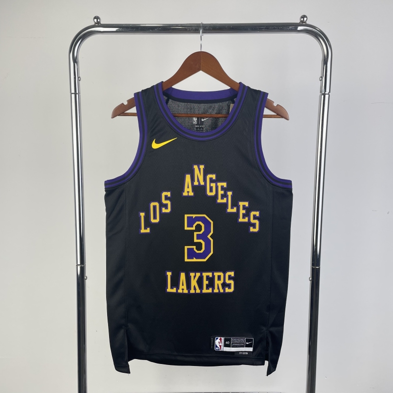 【 NBA 】Los Angeles Lakers season 2024 DAVIS Team Jersey NO.3 – City Edition