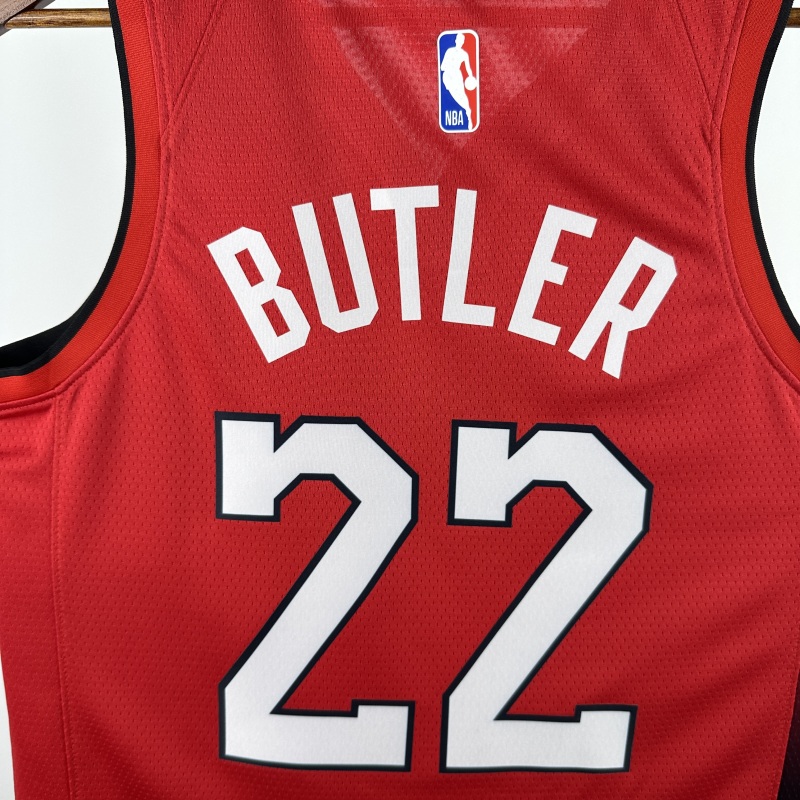【 NBA 】Miami Heat season 2025 Butler Team Jersey NO.22  – City Edition