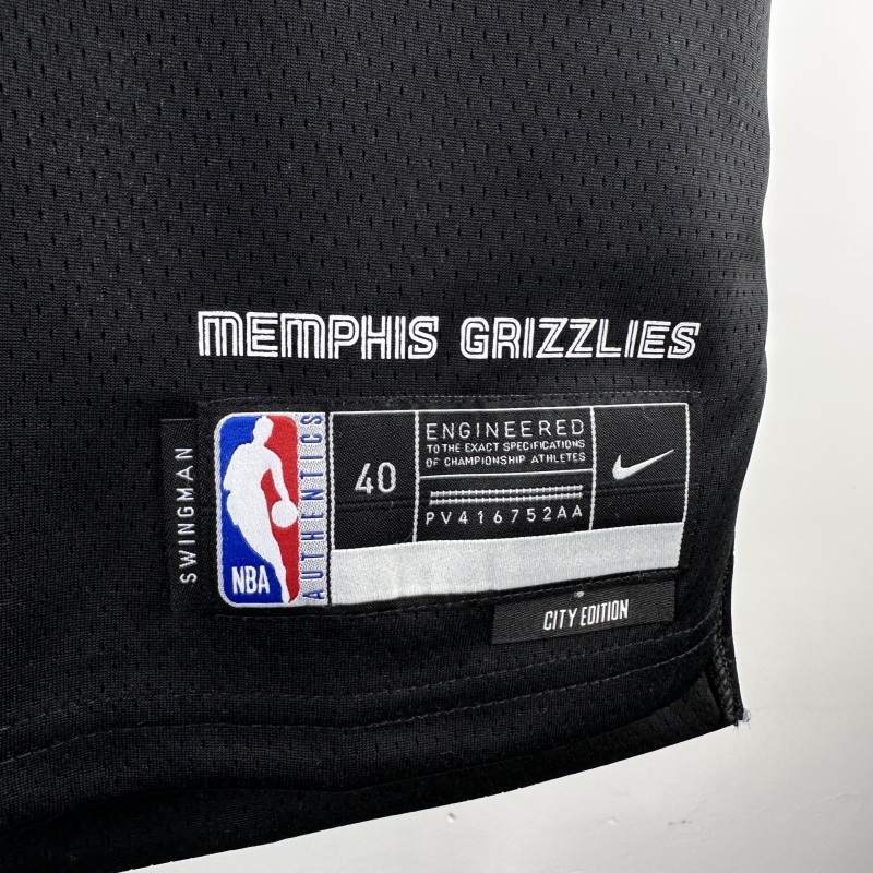 【 NBA 】Memphis Grizzlies season 2024 BANE Team Jersey NO.22 – City Edition
