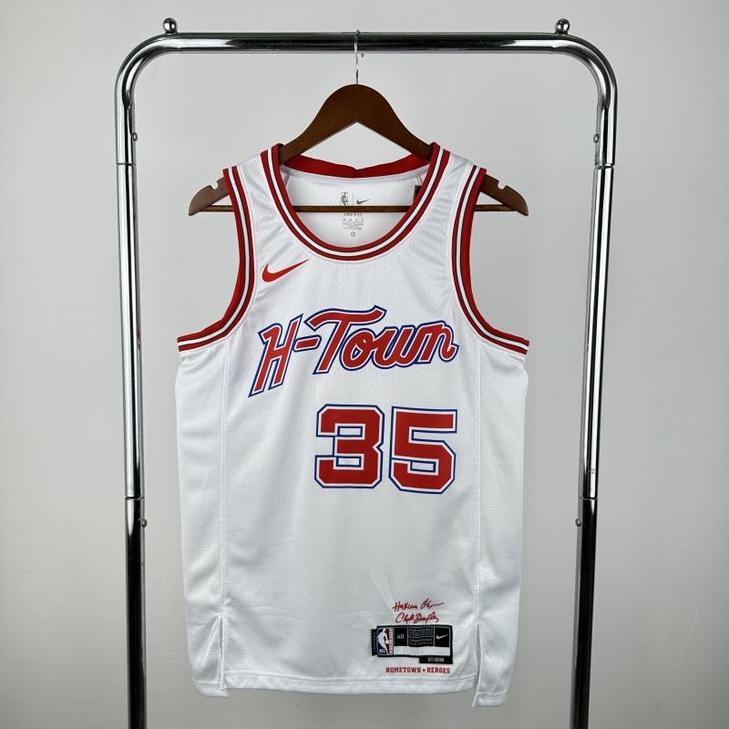 【 NBA 】Houston Rockets season 2024 DURANT Team Jersey NO.35 – City Edition