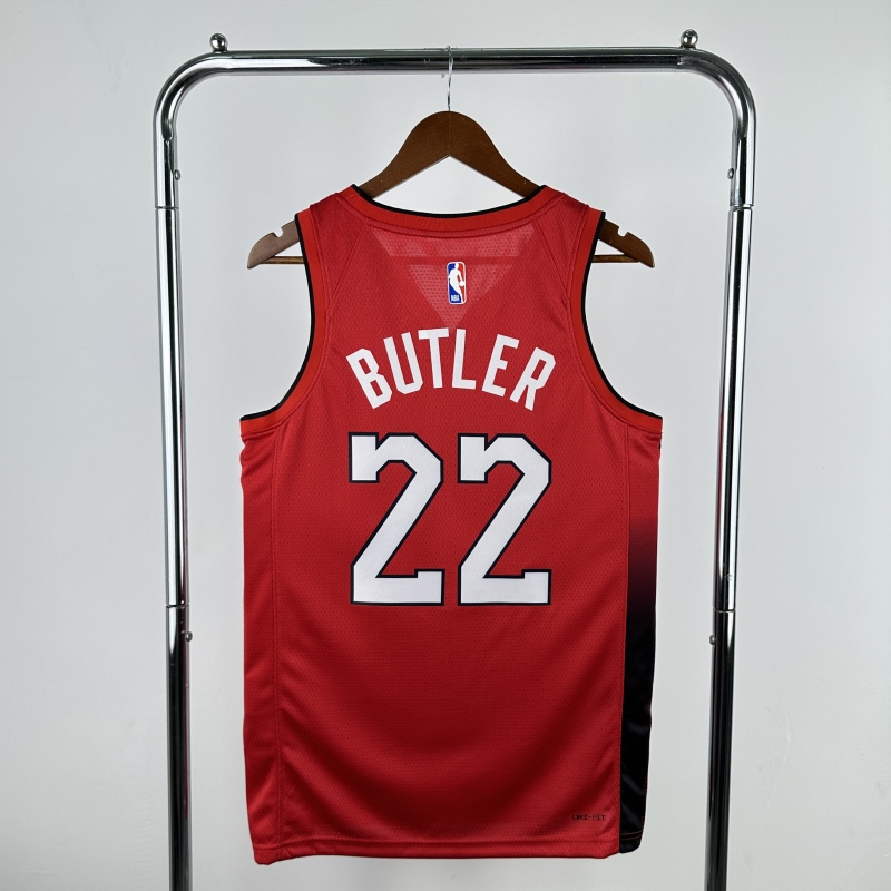 【 NBA 】Miami Heat season 2025 Butler Team Jersey NO.22  – City Edition