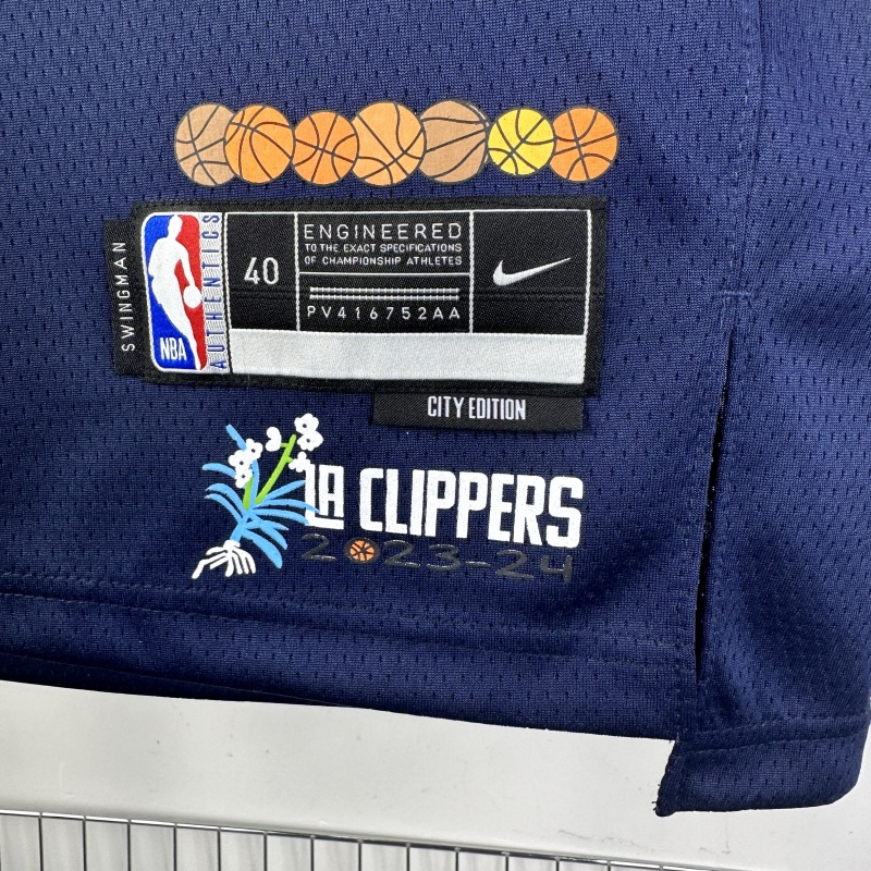 【 NBA 】Los Angeles Clippers season 2024 WESTBROOK Team Jersey NO.0 – City Edition