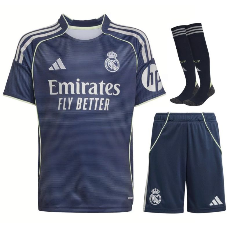 【 KIDS KIT 】REAL MADRID  2025/2026 AWAY KIDS JERSEY