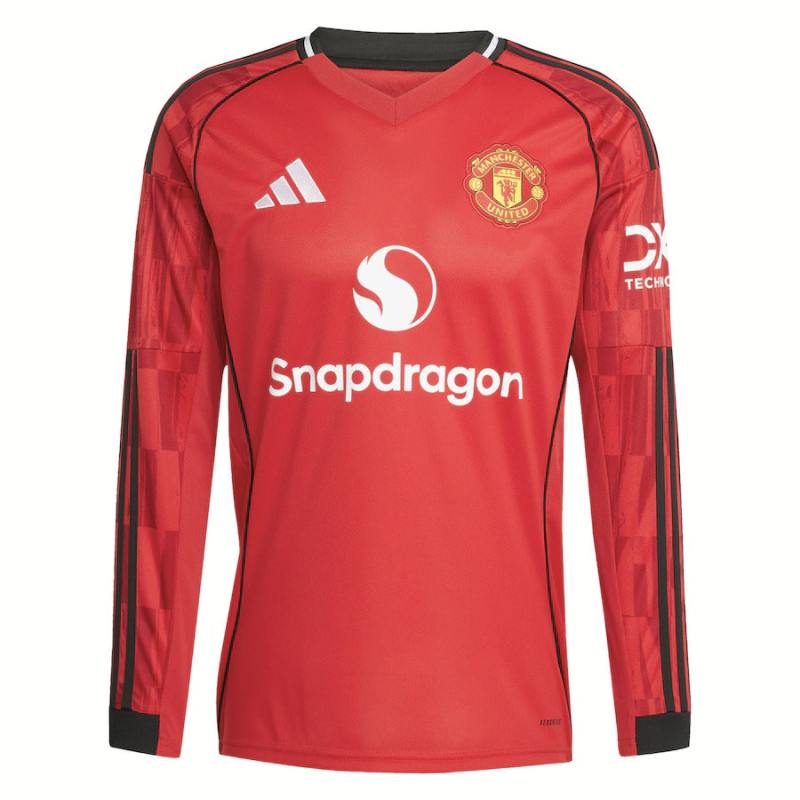 MANCHESTER UNITED HOME SHIRT 2025/2026 LONG SLEEVE