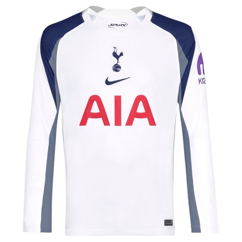 TOTTENHAM HOME JERSEY 2025 2026 LONG SLEEVED