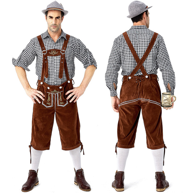 Wholesale Mens Lederhosen Outfit - Traditional Bavarian Set