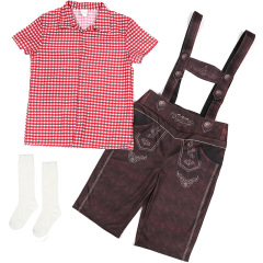 Wholesale German Lederhosen Costume - Boys Oktoberfest Set