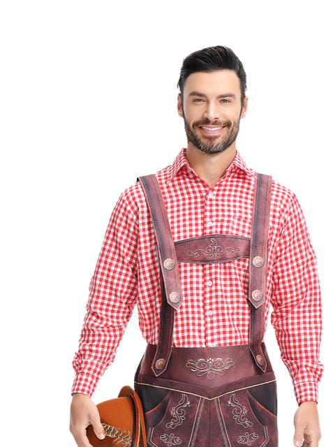 Wholesale Mens Oktoberfest Outfit - German Outfit Lederhosen Set