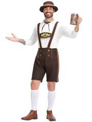 Wholesale Mens Lederhosen Costume - Bavarian Oktoberfest Outfit