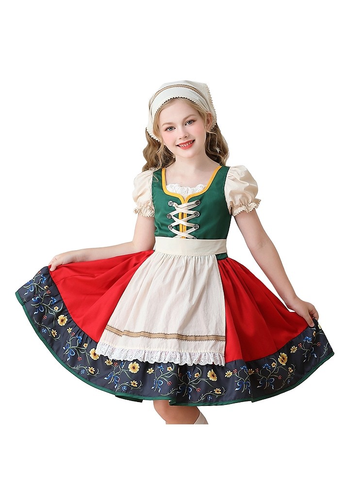 Wholesale German Oktoberfest Girl Dress - Bavarian Set