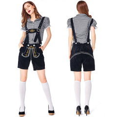 Wholesale Ladies Lederhosen Costume - Oktoberfest Shirt & Shorts