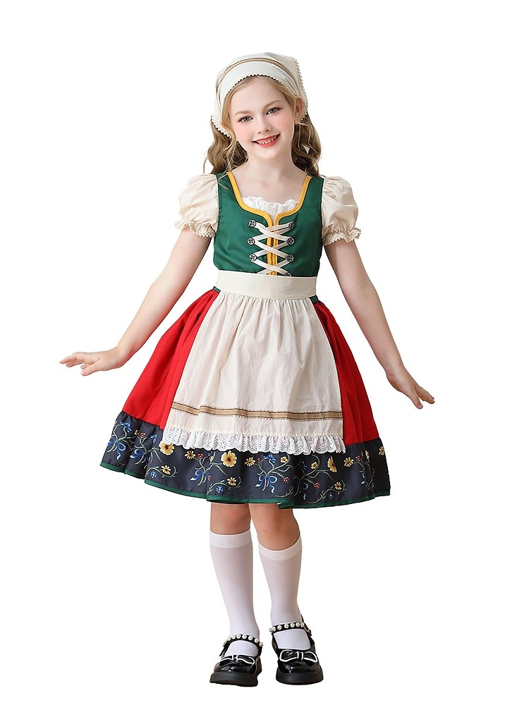 Wholesale German Oktoberfest Girl Dress - Bavarian Set