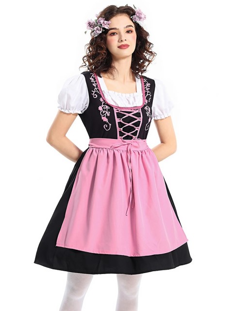 Wholesale Bavarian Dirndl Dress - Oktoberfest Womens Costume