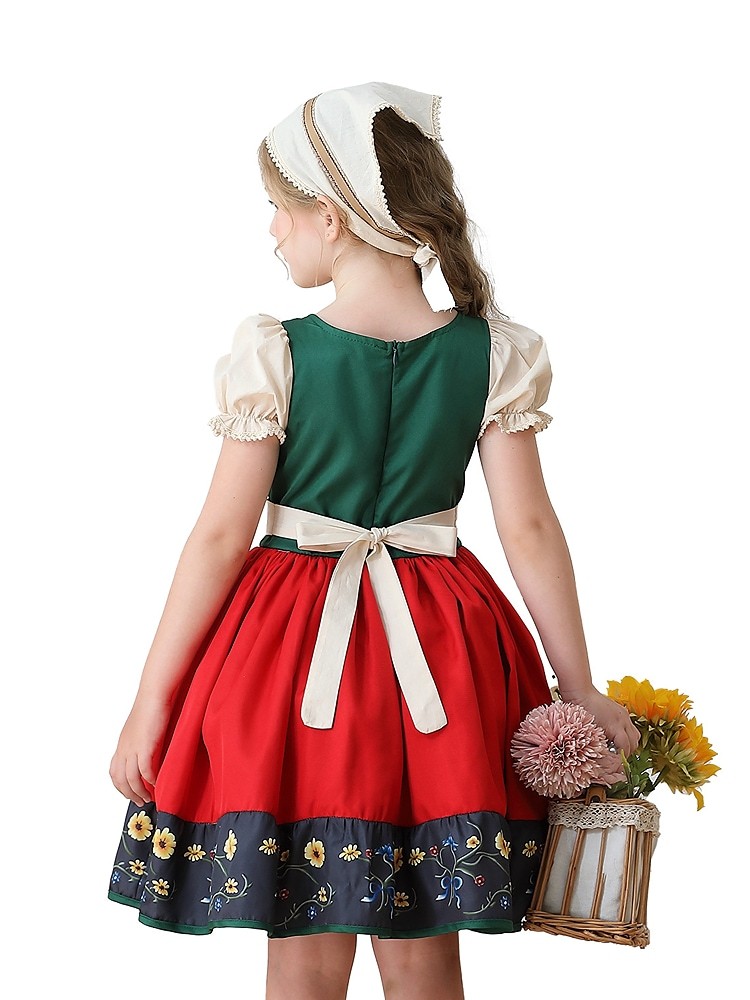 Wholesale German Oktoberfest Girl Dress - Bavarian Set