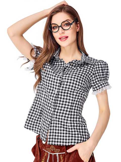 Wholesale Ladies Lederhosen Costume - Oktoberfest Shirt & Shorts