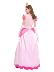 Nintendo Super Mario Princess Peach Costume For Women
