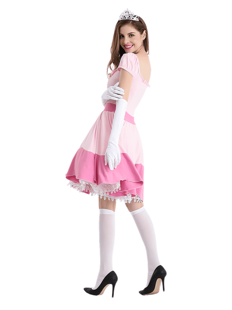 Women's Nintendo Super Mario Enchanting Princess Peach Costume