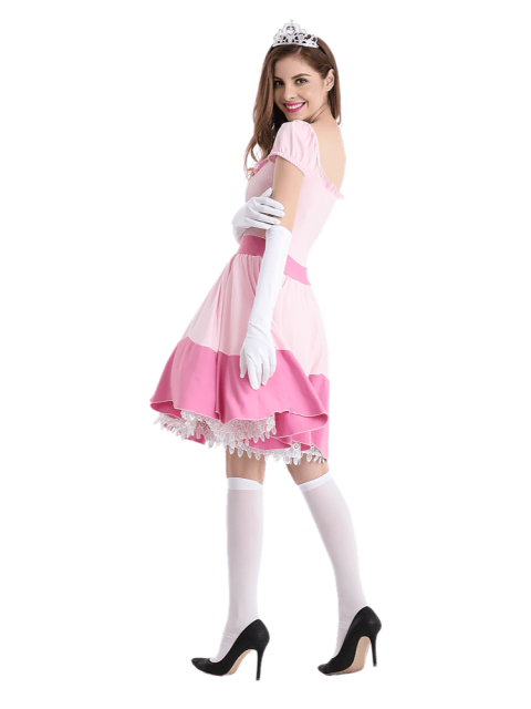 Women's Nintendo Super Mario Enchanting Princess Peach Costume