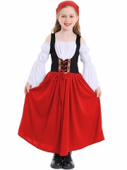 Wholesale Girls Bavarian Maxi Dress - Australian Oktoberfest Costumes