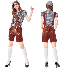 Wholesale Ladies Lederhosen Costume - Oktoberfest Shirt & Shorts