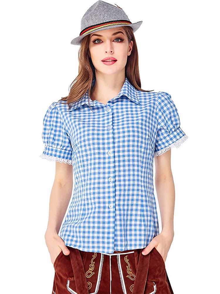 Wholesale Ladies Lederhosen Costume - Oktoberfest Shirt & Shorts
