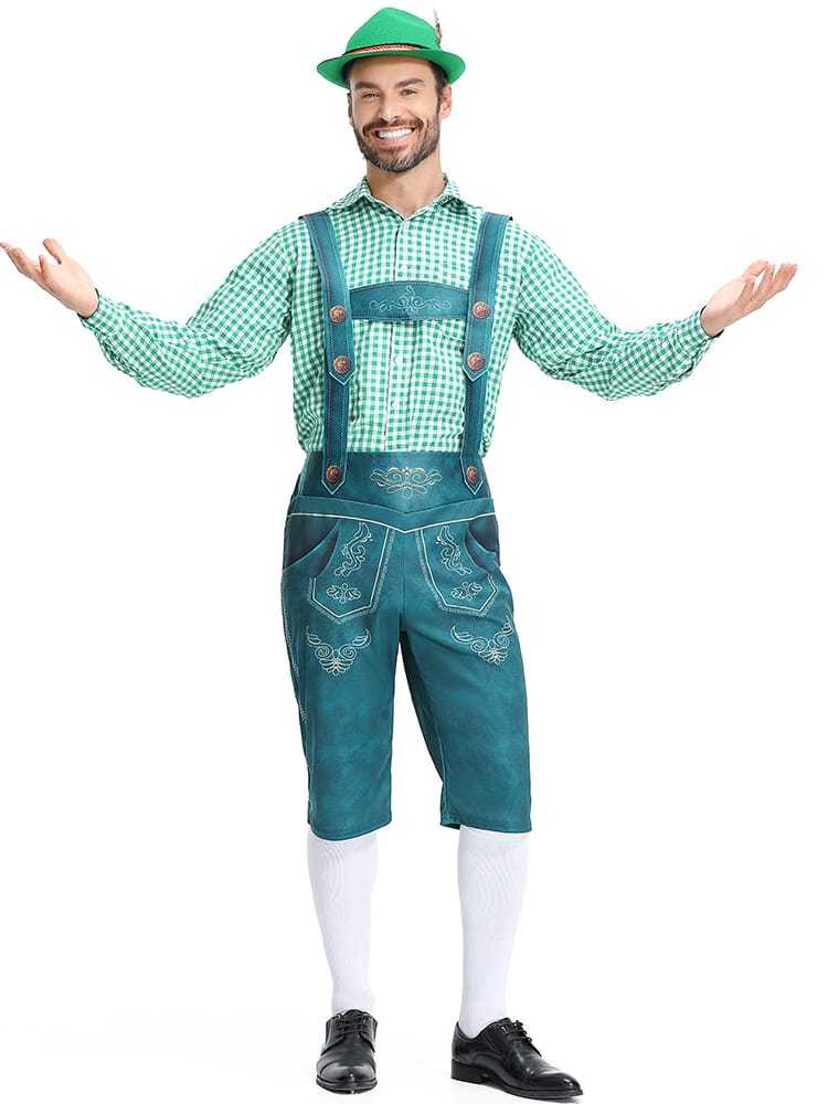 Wholesale Mens Oktoberfest Outfit - German Outfit Lederhosen Set