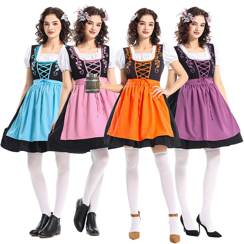 Wholesale Bavarian Dirndl Dress - Oktoberfest Womens Costume