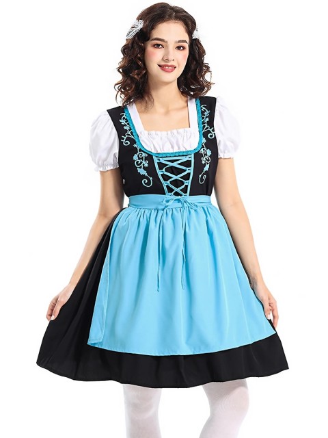 Wholesale Bavarian Dirndl Dress - Oktoberfest Womens Costume