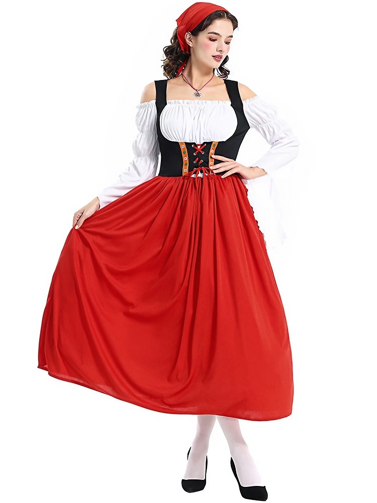 Wholesale Peasant Maid Dress - Womens Oktoberfest Costume