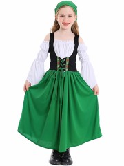 Wholesale Girls Bavarian Maxi Dress - Australian Oktoberfest Costumes