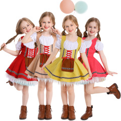 Wholesale Girls Oktoberfest Beer Costume - Beer Maid Girl Outfit