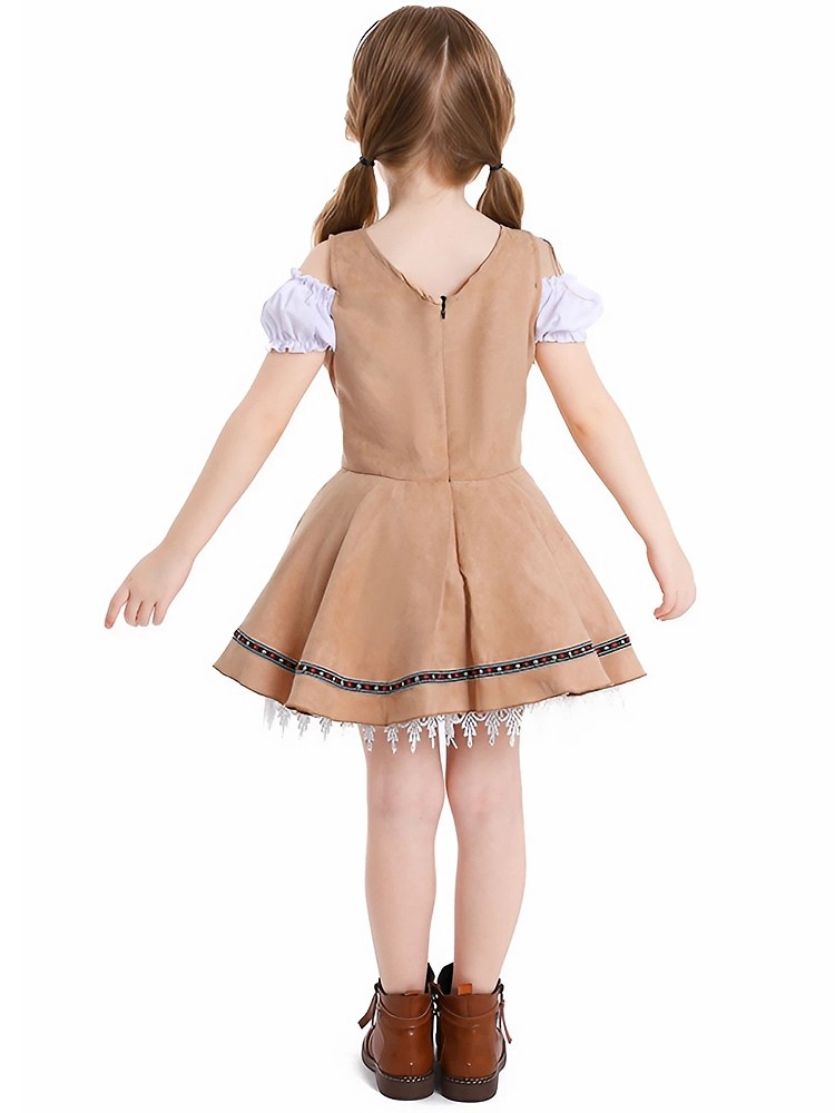 Wholesale Girls Oktoberfest Beer Costume - Beer Maid Girl Outfit