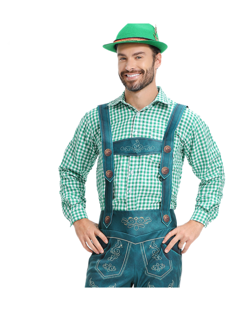 Wholesale Mens Oktoberfest Outfit - German Outfit Lederhosen Set
