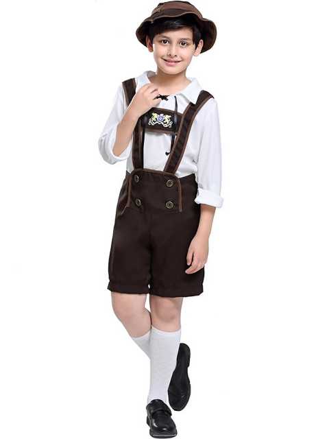 Wholesale Boys Lederhosen Outfit - German Oktoberfest Costumes